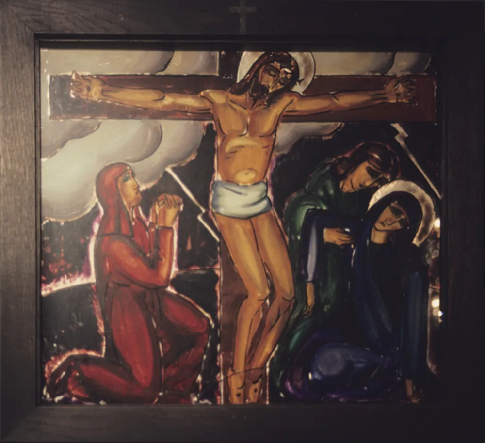 Chemin de croix: 12. Jésus mort sur la croix