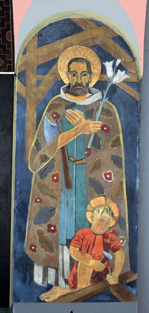 Saint Joseph et Jésus enfant