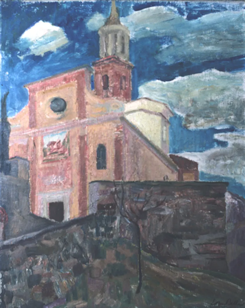 Vue d’une église à Carana